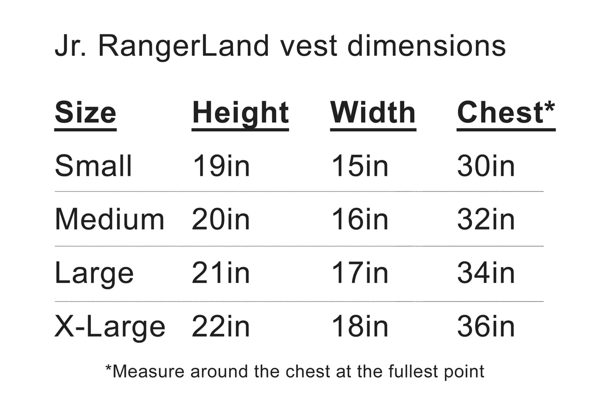 Junior Ranger Vest