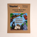 Colors of the American Black Bear Sticker