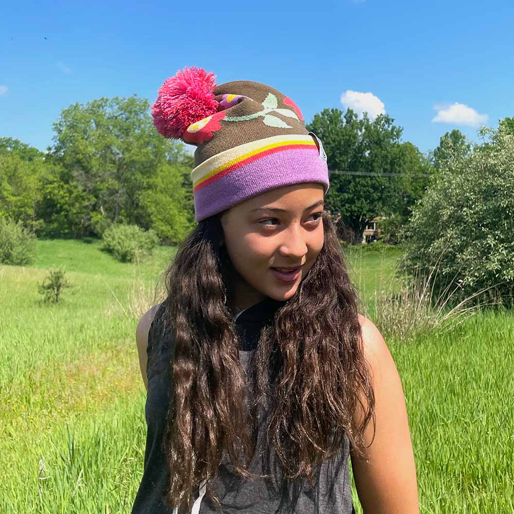 Flower Bouquet Stocking Cap - Junior Ranger Gear
