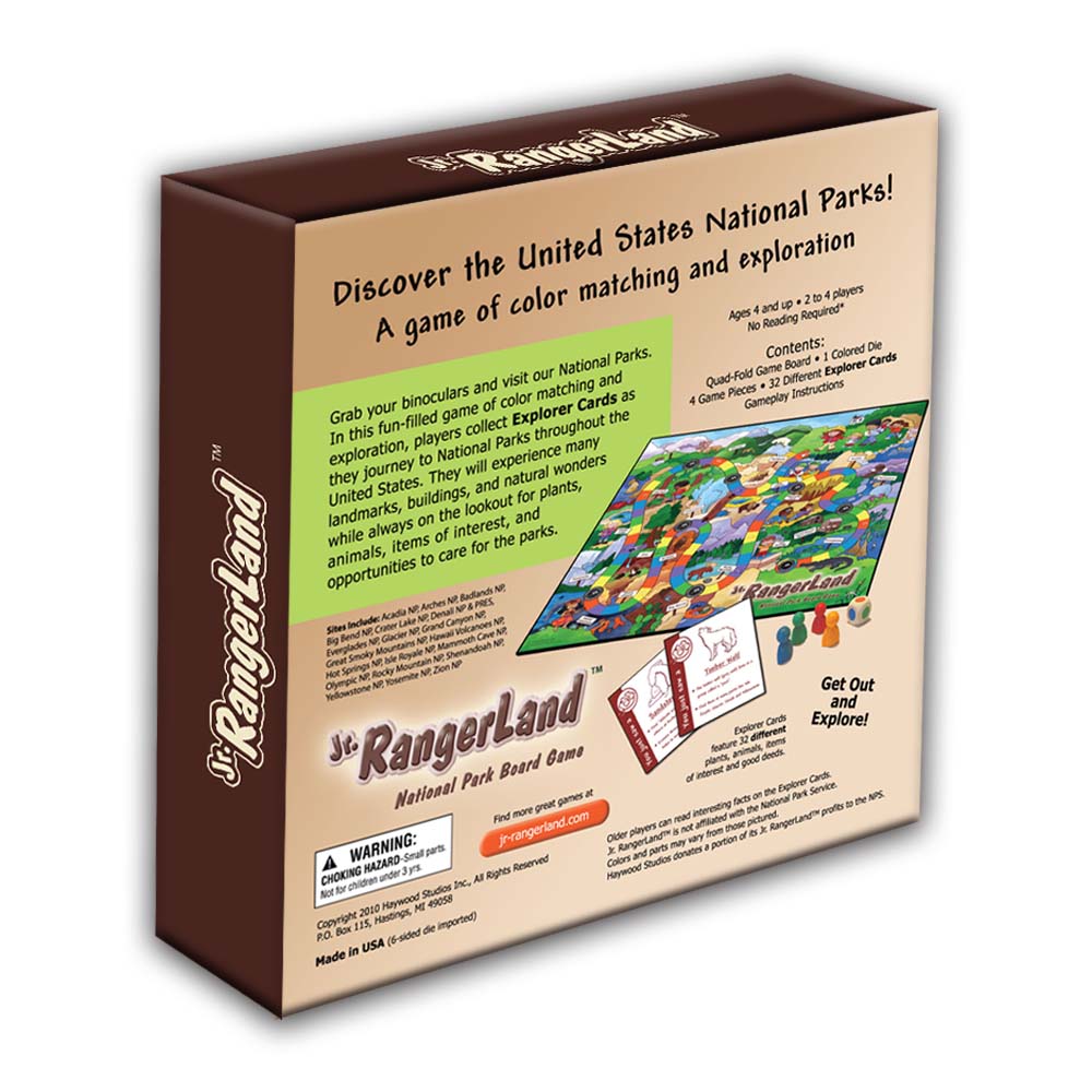 Jr. Rangerland National Park Board Game