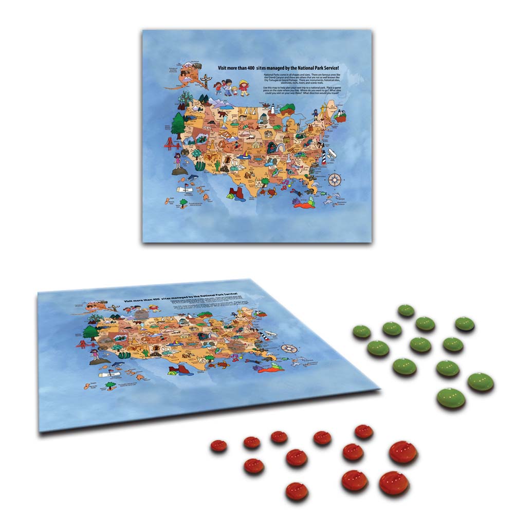National Park Mini Checkers