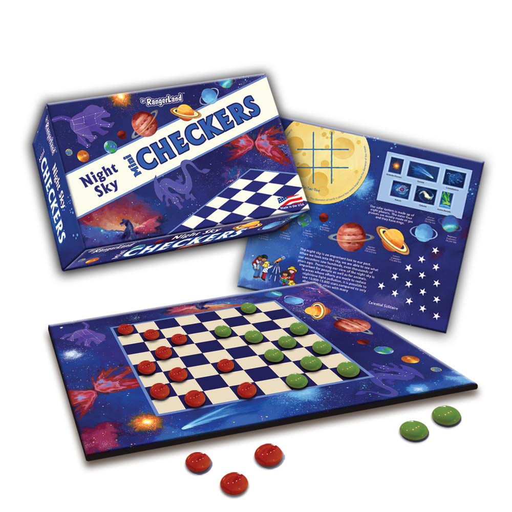 Night Sky Mini Checkers