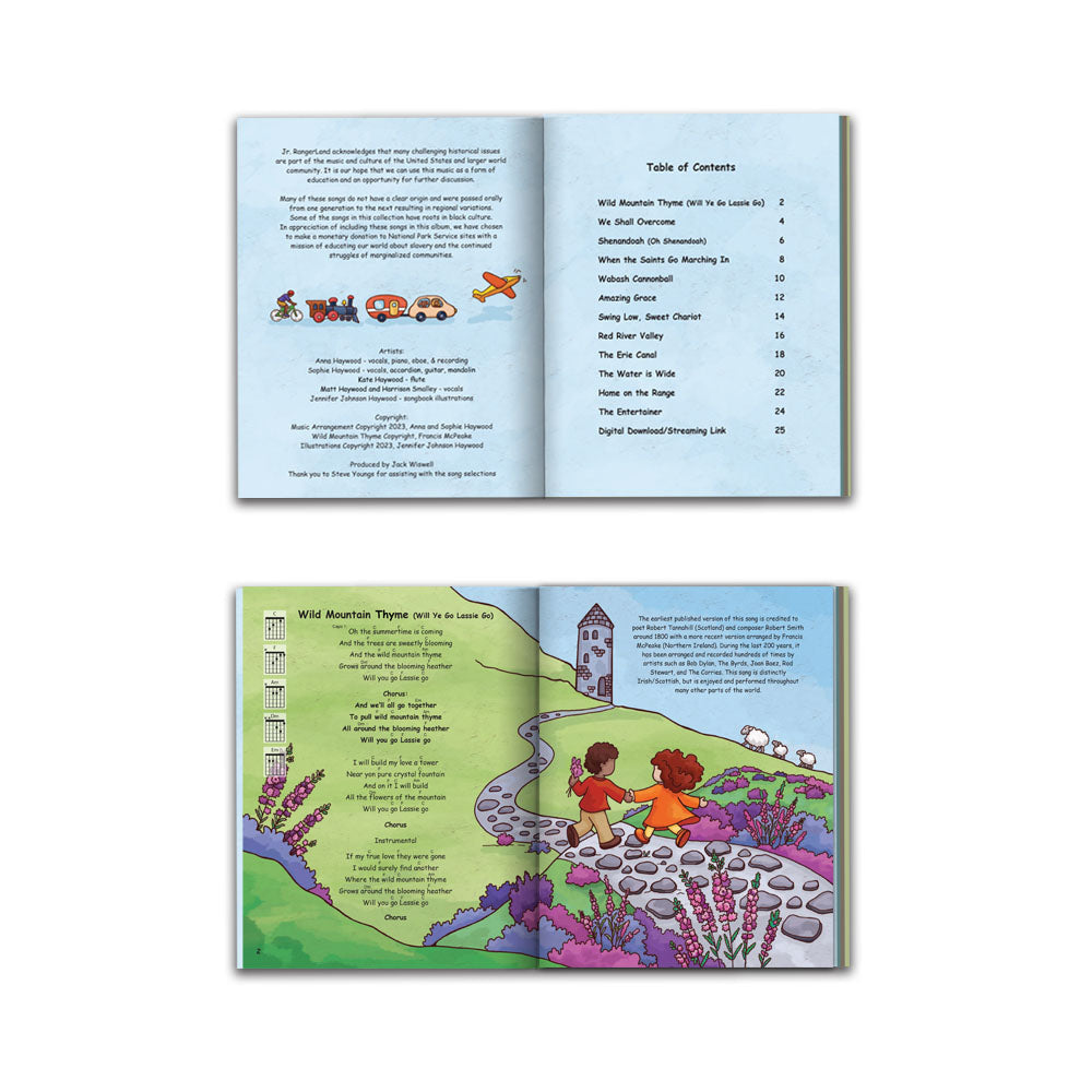 Travelin' Folk Tunes Songbook and Album