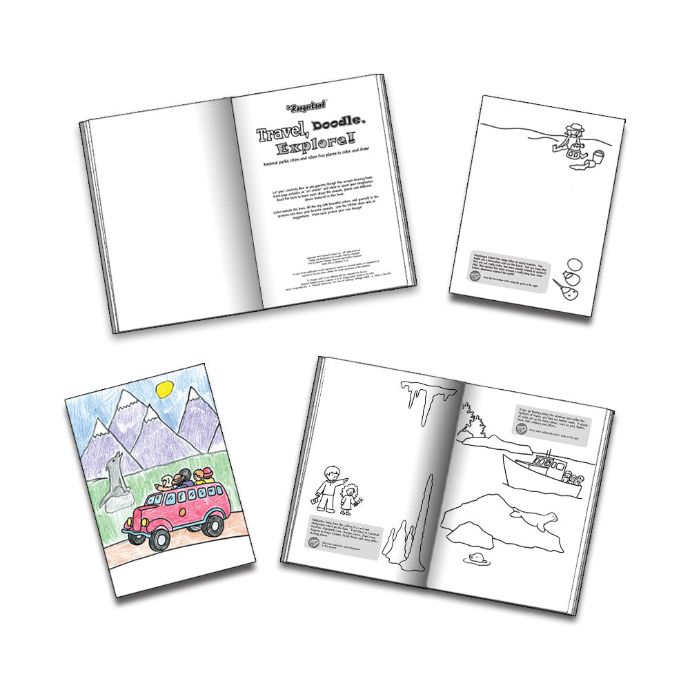 Travel, Doodle, Explore! Activity Book