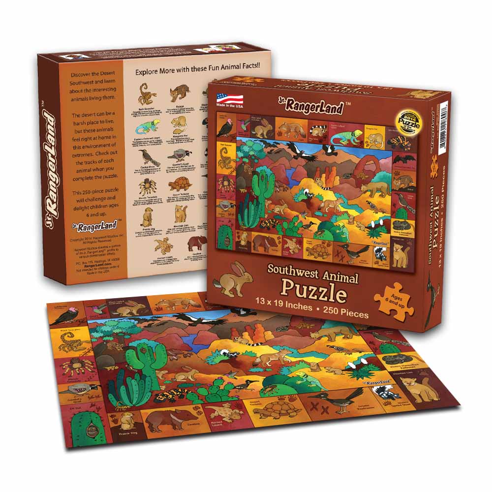Southwest Animal Puzzle - 250 Piece