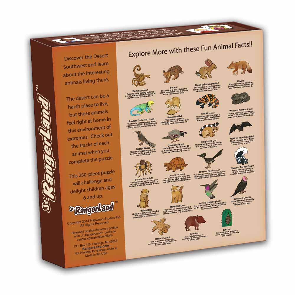 Southwest Animal Puzzle - 250 Piece