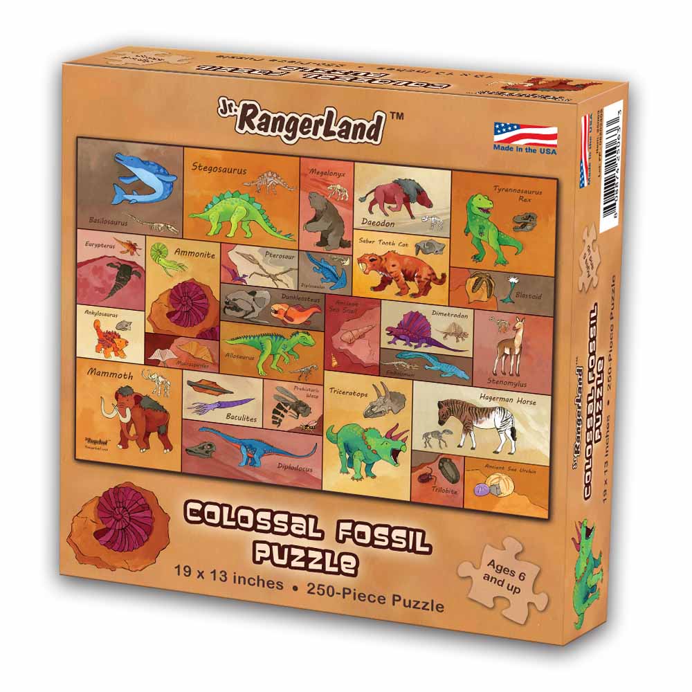 Colossal Fossil Puzzle - 250 Piece