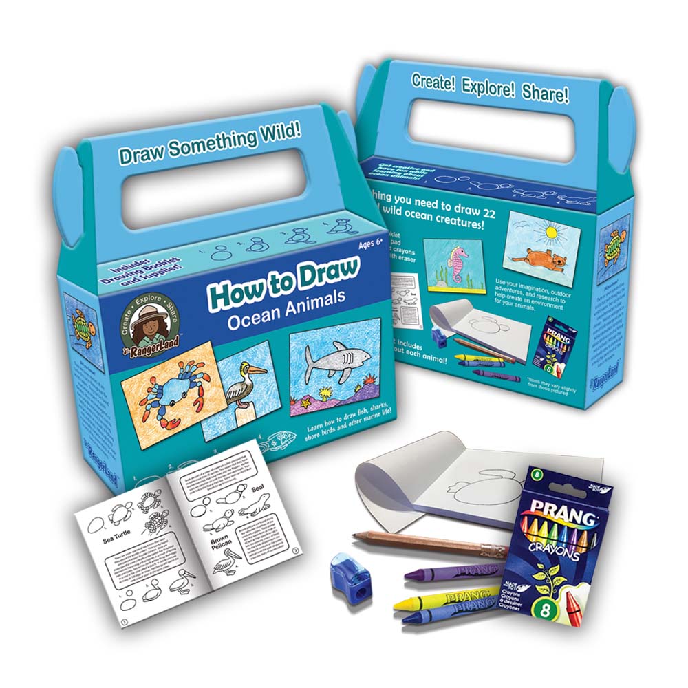 How to Draw Ocean Animals Art Kit