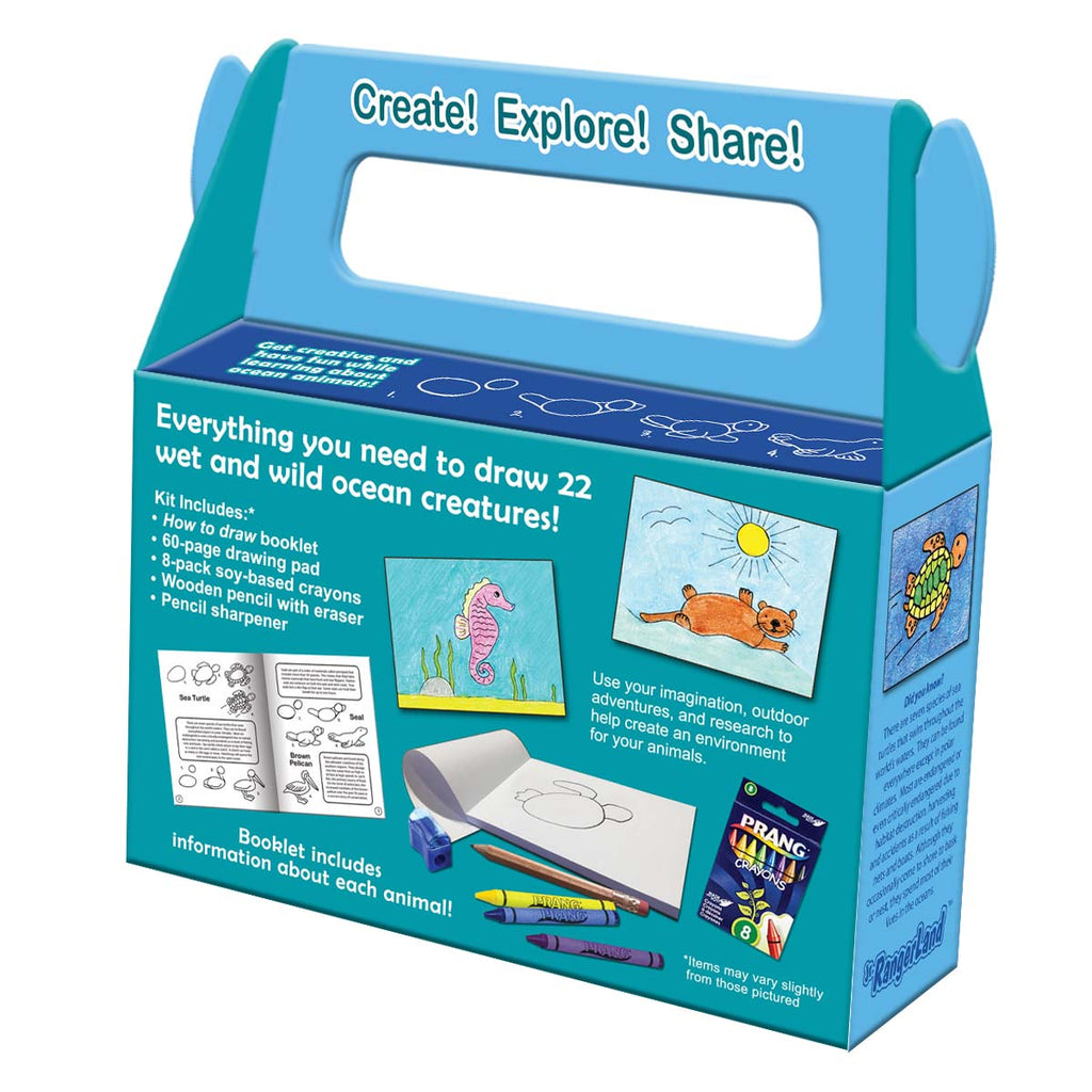 How to Draw Ocean Animals Art Kit