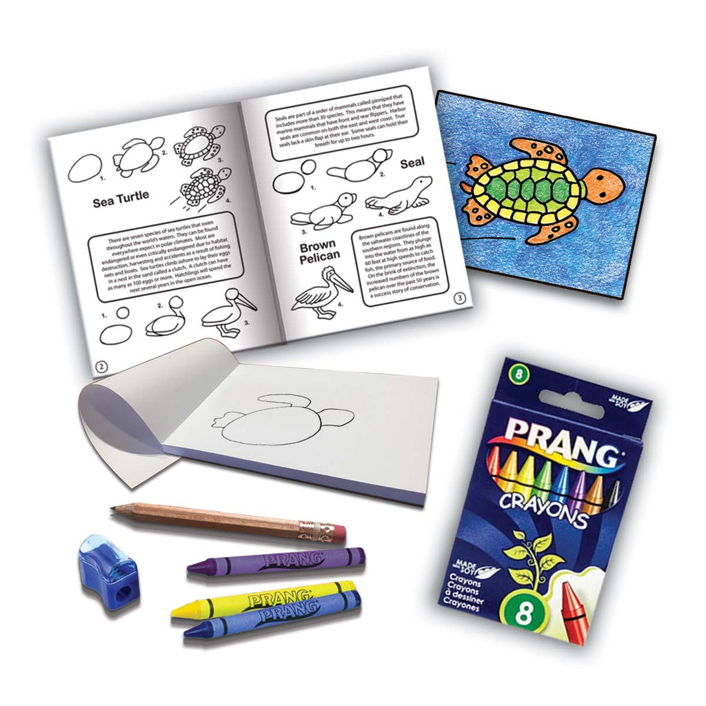 How to Draw Ocean Animals Art Kit