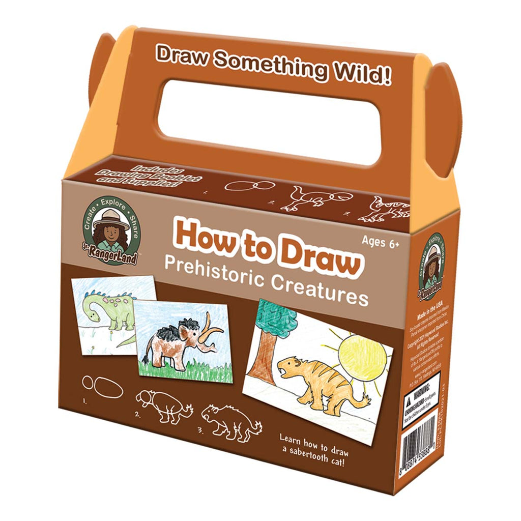 How to Draw Prehistoric Creatures Art Kit