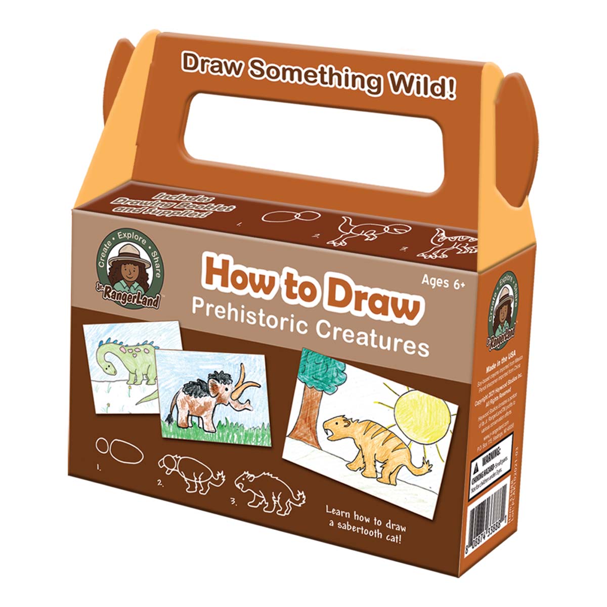 How to Draw Prehistoric Creatures Art Kit