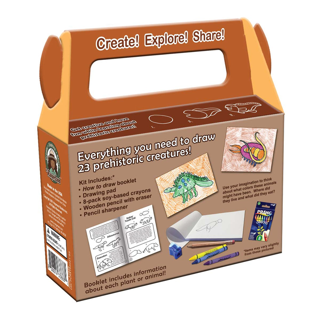 How to Draw Prehistoric Creatures Art Kit
