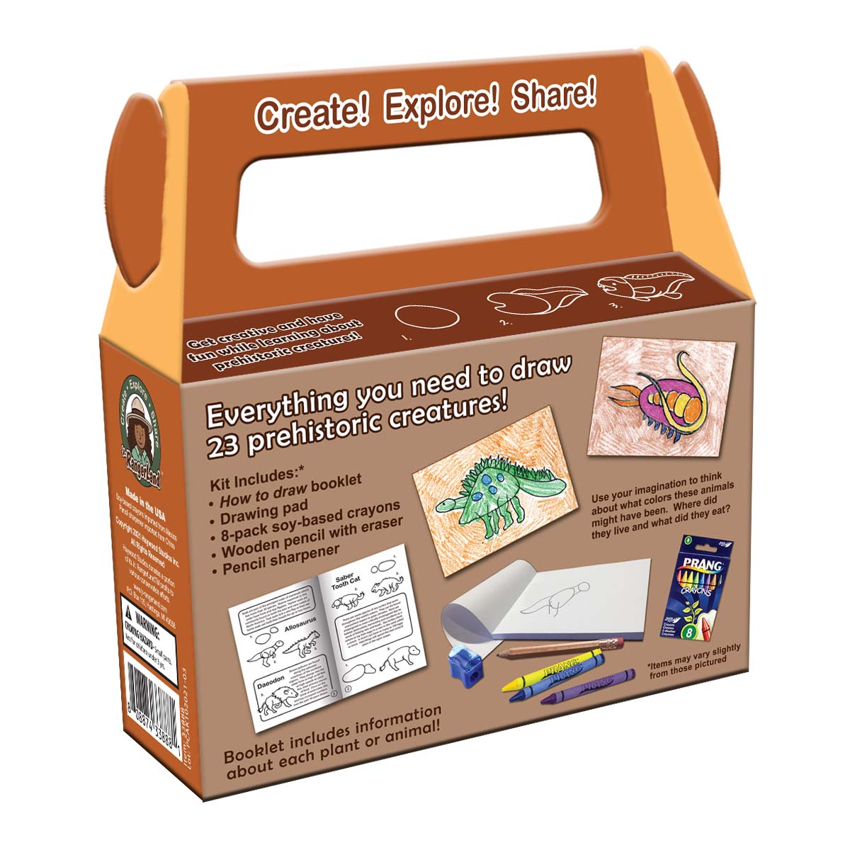 How to Draw Prehistoric Creatures Art Kit