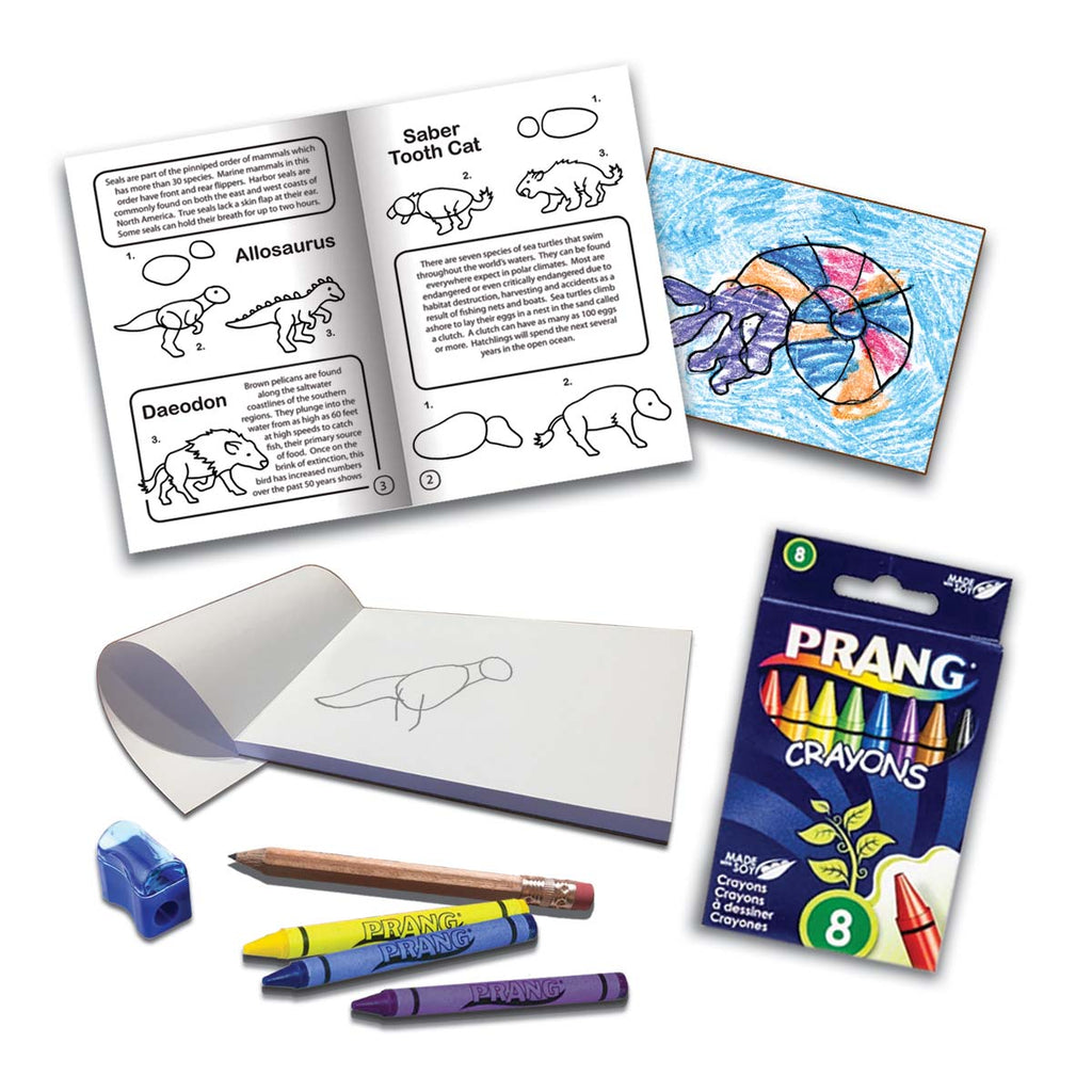 How to Draw Prehistoric Creatures Art Kit