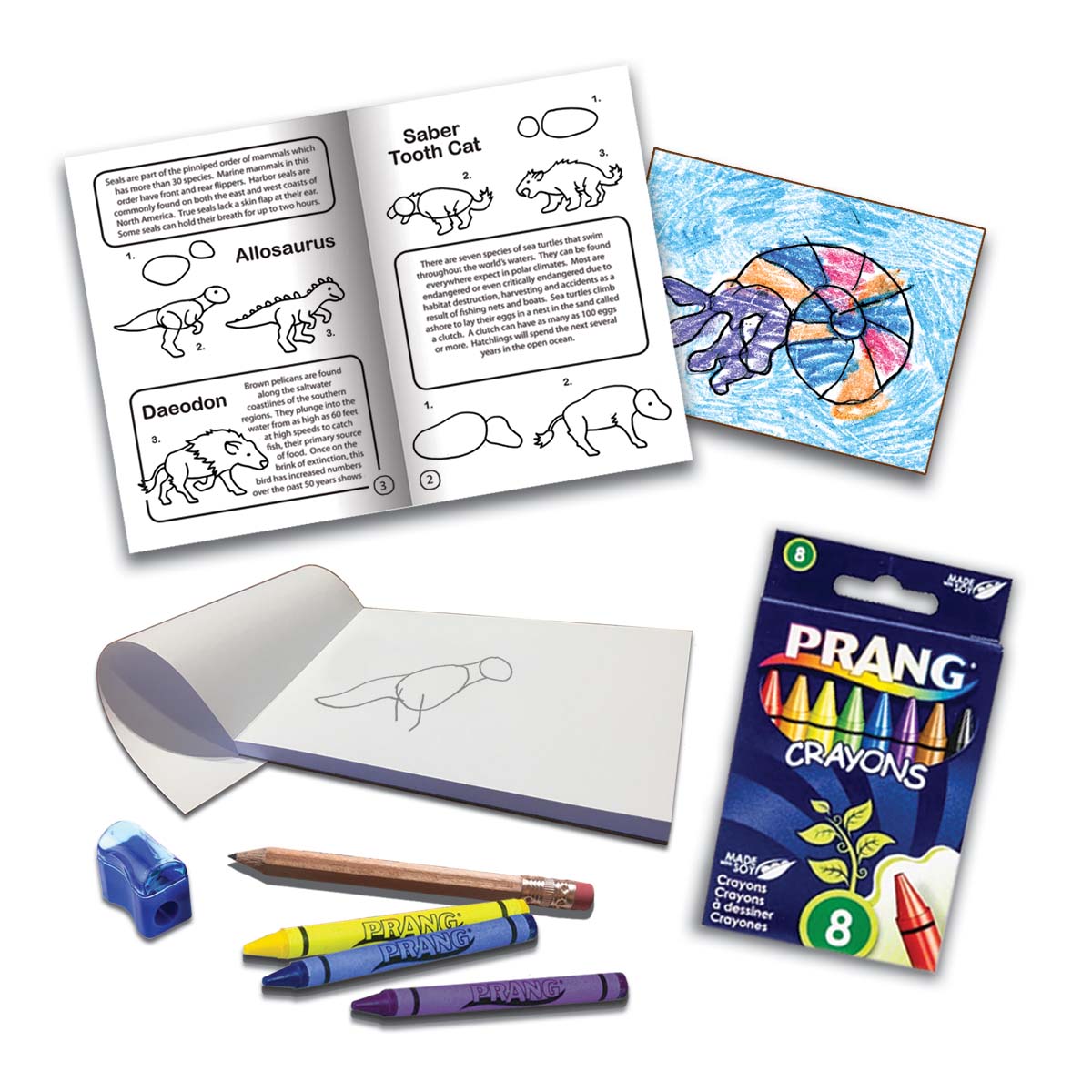 How to Draw Prehistoric Creatures Art Kit