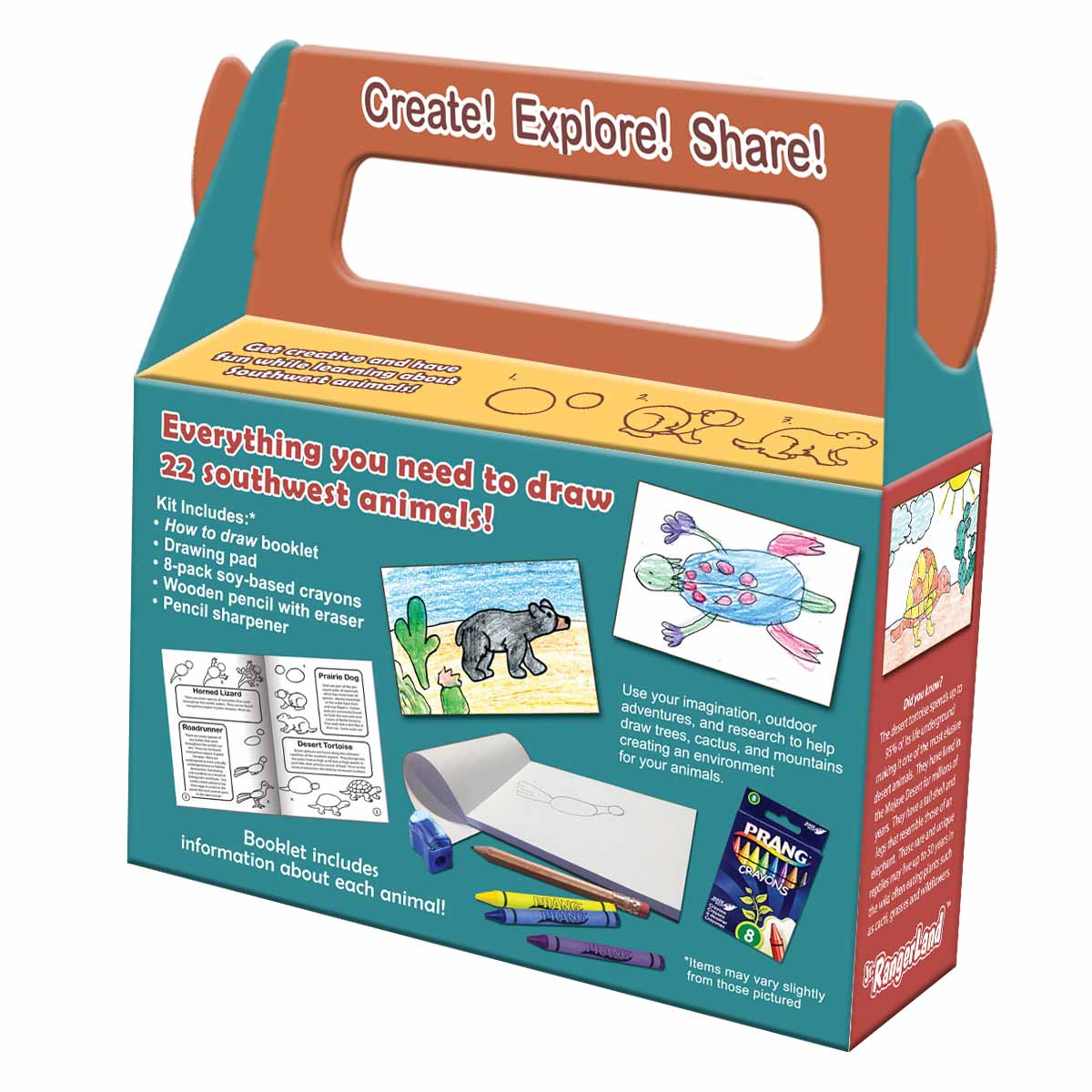 How to Draw Southwest Animals Art Kit