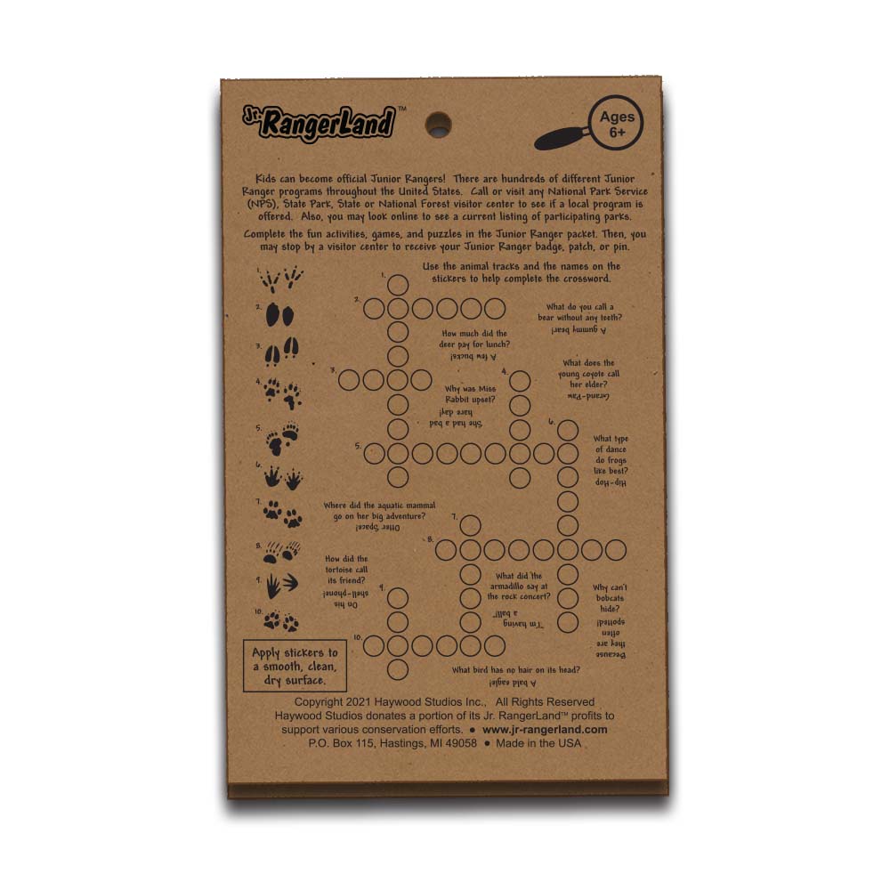 Animal Tracks Sticker Sheet