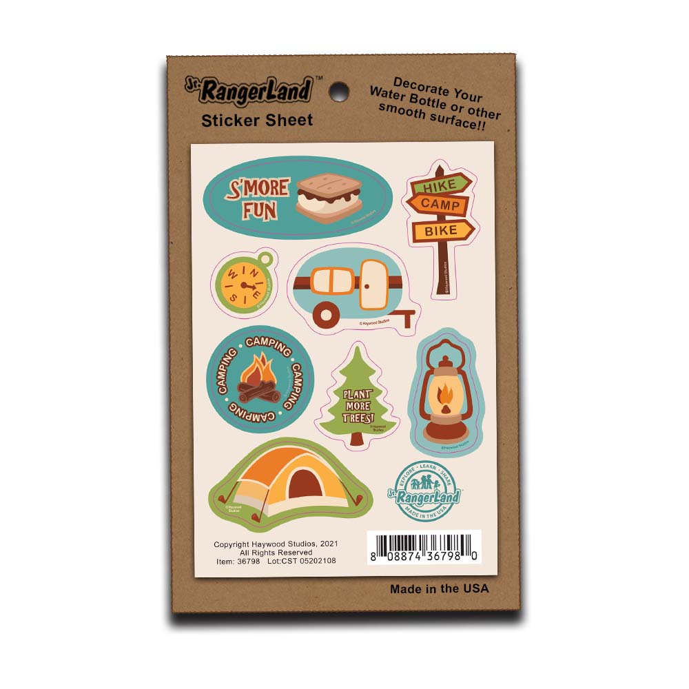 Camping Sticker Sheet