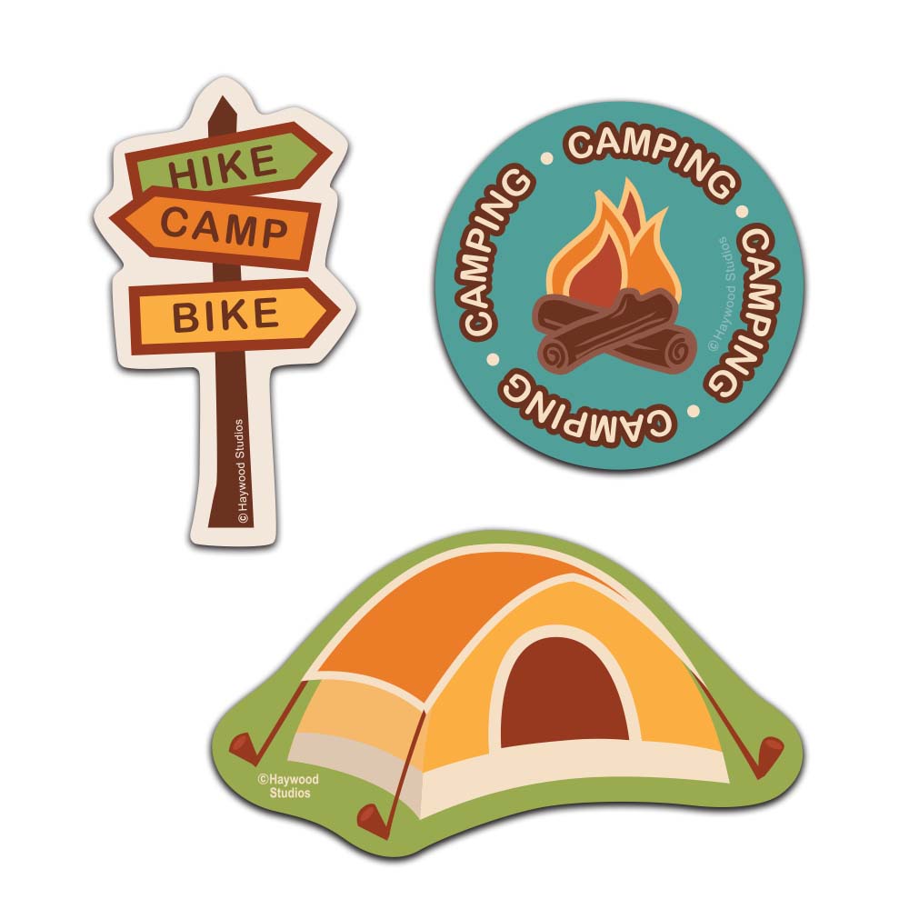 Camping Sticker Sheet