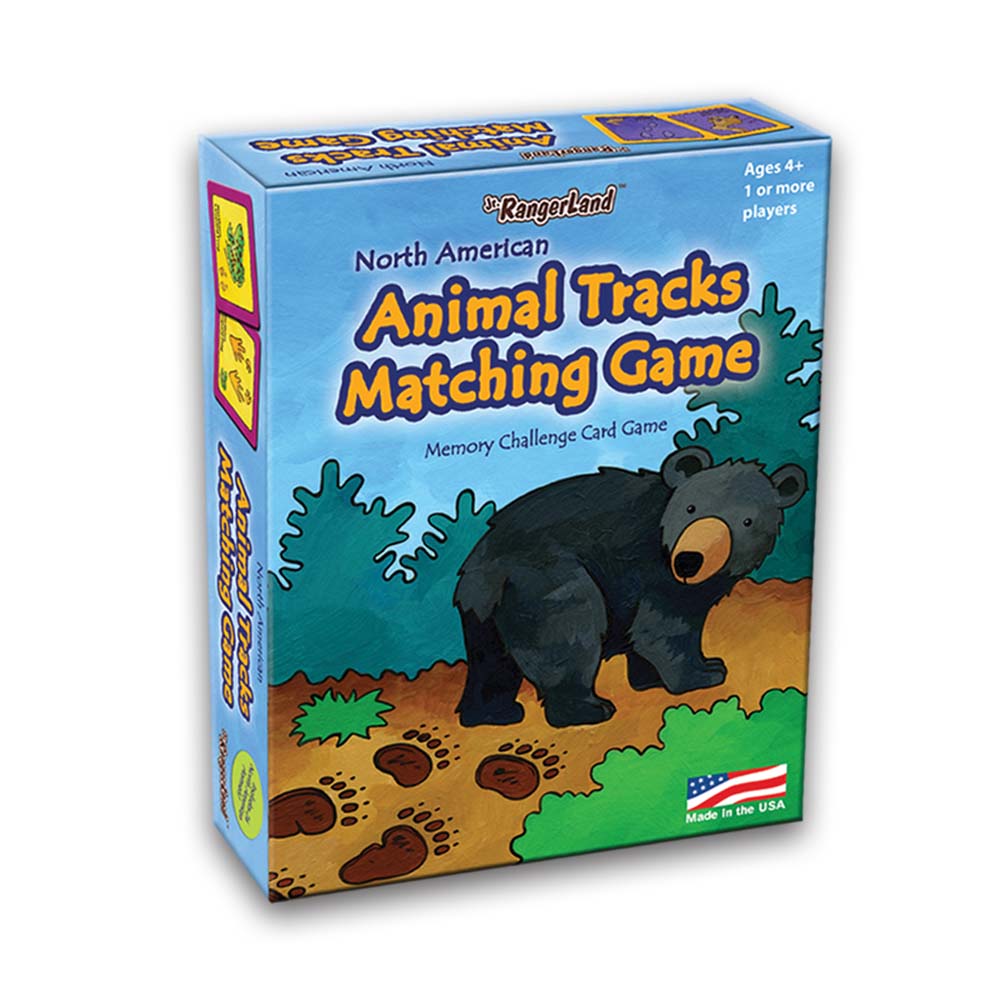 Animal Tracks Matching Card Game