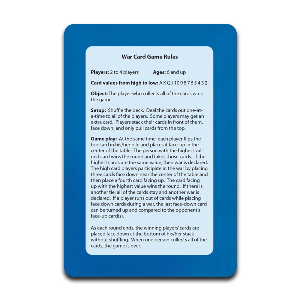 National Park War Card Game