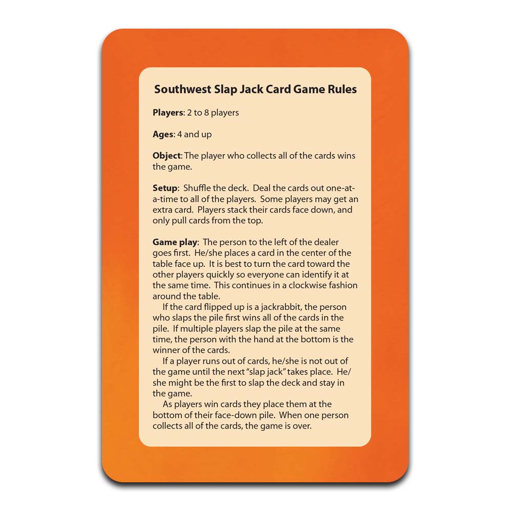 Southwest Slap Jack Card Game