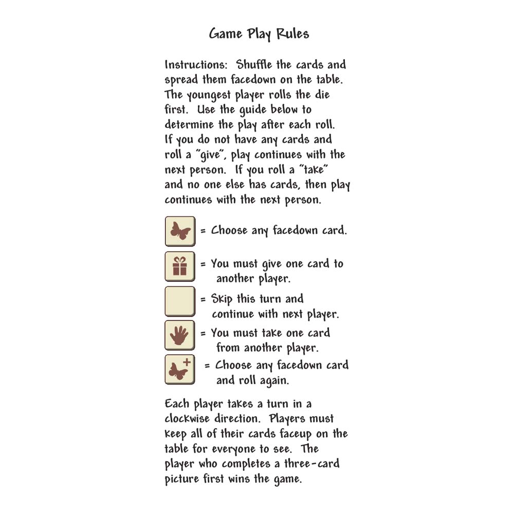 Moth and Butterfly Blitz Card Game