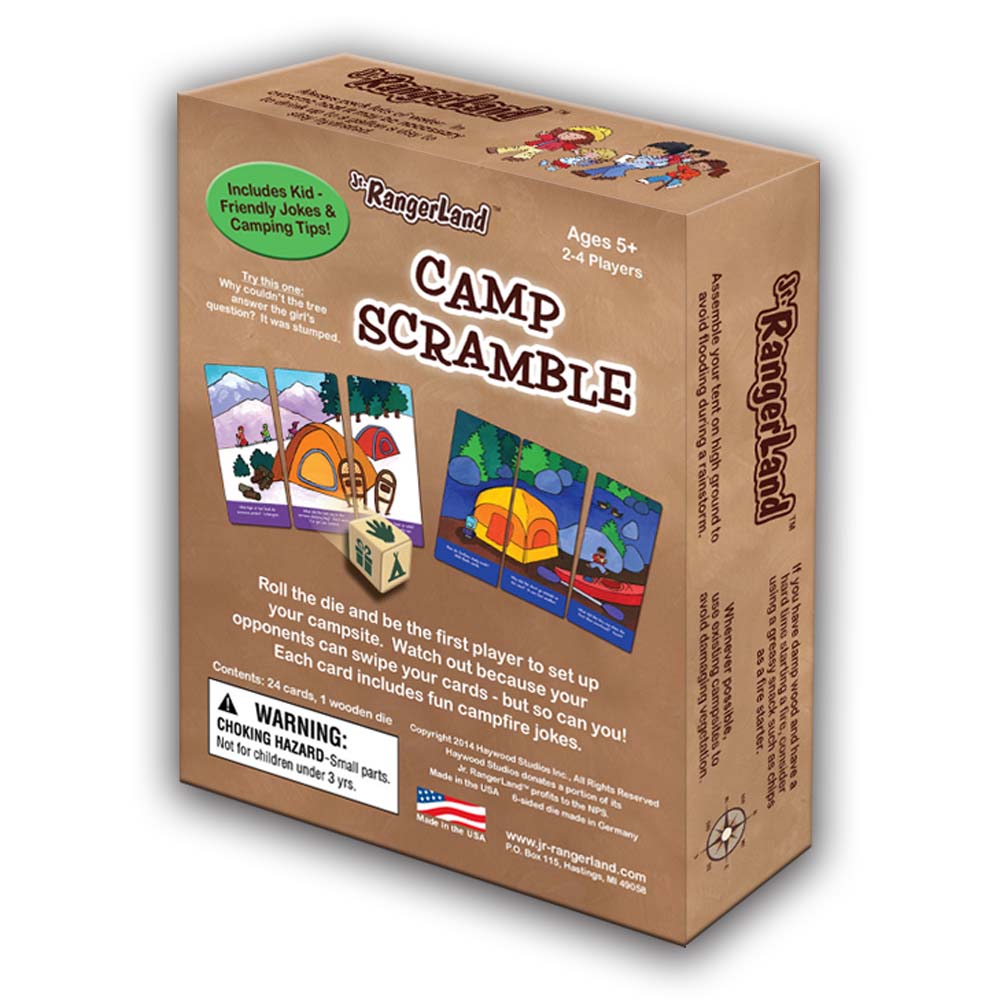Camp Scramble Card Game