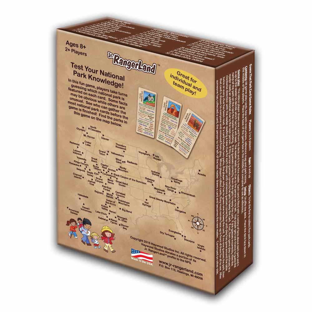 Guess That Park Trivia Card Game